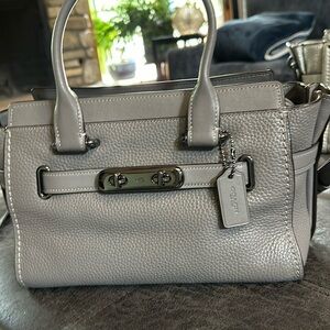 Coach swagger 27 bag gray NWOT
